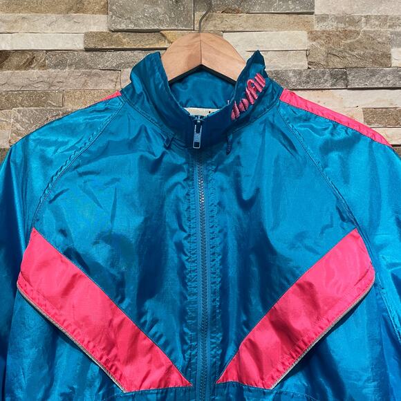 Vintage Dolfin Tracksuit M | Blue Pink Windbreaker Set, 80s 90s Retro Vibes - Picture 8 of 13